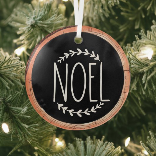 Noel Christmas Holiday Glas Ornament (Insitu)