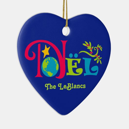 Noël Christmas Keramisch Ornament (Rechts)