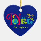 Noël Christmas Keramisch Ornament (Voorkant)