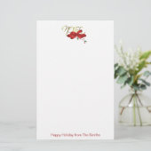 Noel Christmas Stationery Briefpapier (Staand voorkant)