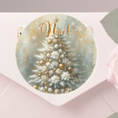 Noel Classic Round Sticker