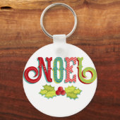 Noel Colorful Kerstmis Sleutelhanger (Voorkant)