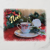 Noël de Engelen hebben gezegd Folie Feestdagen Briefkaart (Voorkant)