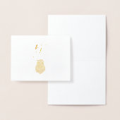 Noel Deer Bells Bauble Rudolf Sneeuwvlokken Kerstm Folie Kaarten (Display)