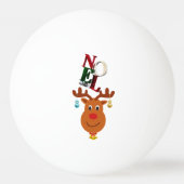 Noel Deer Bells Bauble Rudolf Sneeuwvlokken Kerstm Pingpongbal (Achterkant)