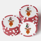 Noel Deer Bells Bauble Rudolf Sneeuwvlokken Kerstm Poker Chips (Opstapeling)