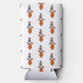 Noel Deer Bells Bauble Rudolf Sneeuwvlokken Kerstm Seltzer Blikjeskoeler (Achterkant)