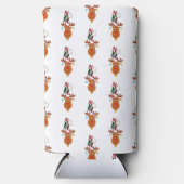 Noel Deer Bells Bauble Rudolf Sneeuwvlokken Kerstm Seltzer Blikjeskoeler (Voorkant)