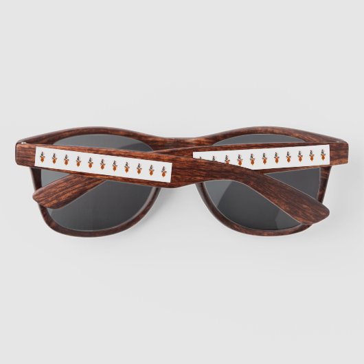 Noel Deer Bells Bauble Rudolf Sneeuwvlokken Kerstm Zonnebrillen (Achterkant)