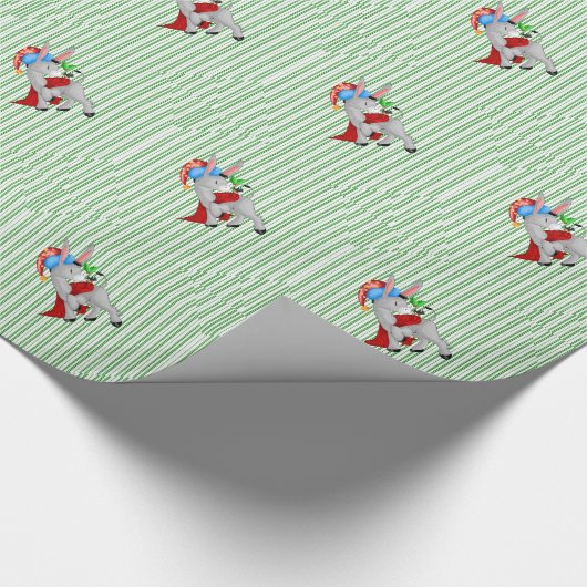 Noel Donkey Cadeaupapier (Hoek)