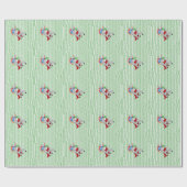 Noel Donkey Cadeaupapier (Vlak)