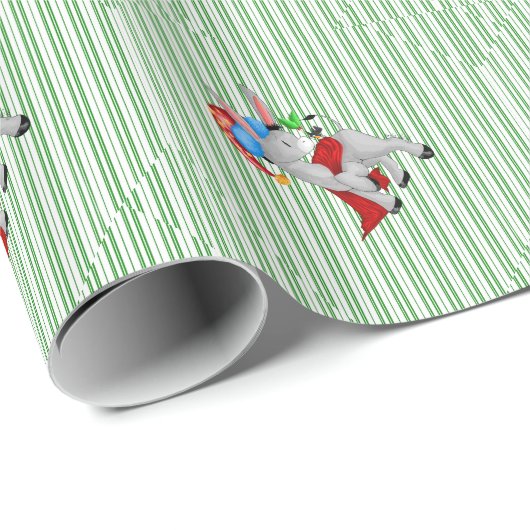 Noel Donkey Cadeaupapier (Rol Hoek)