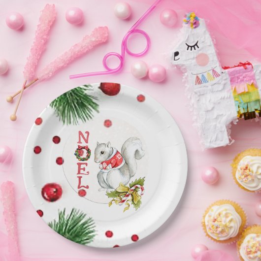 Noel Eekhoorn Papier Bord (Feest)