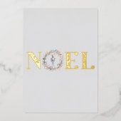 Noel Elegant Kerstnotenkraker Ballet Foto Folie Feestdagenkaart (Voorkant)