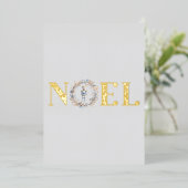 Noel Elegant Kerstnotenkraker Ballet Foto Folie Feestdagenkaart (Staand Voorkant)