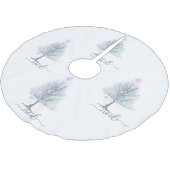 Noel elegant pastel kerstboom rok (Gekanteld)