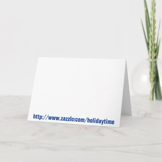 Noel en de Kerstman Kaart (Achterkant)