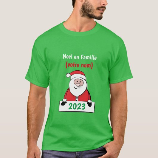 Noel en Famille (stemming) T-shirt (Voorkant)
