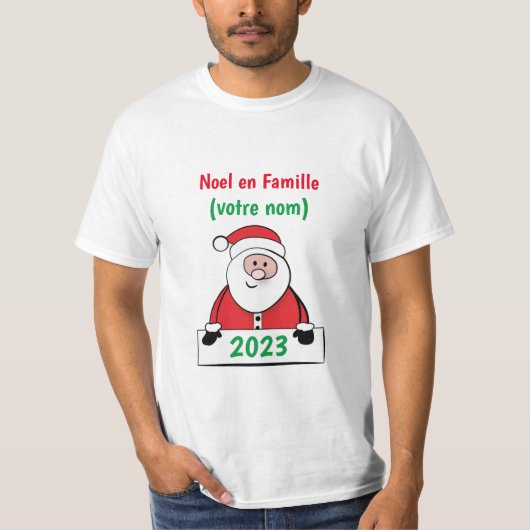 Noel en Famille (stemming) T-shirt (Voorkant)
