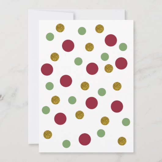 Noel Family B/W Foto Feestdagenkaart (Achterkant)