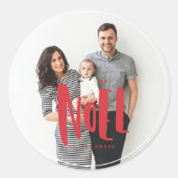 Noel Family Photo Sticker