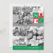 NOEL-feestdag, 5x7 flat-card Feestdagenkaart (Voorkant)