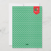 NOEL-feestdag, 5x7 flat-card Feestdagenkaart (Achterkant)