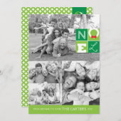 NOEL-feestdag, 5x7 flat-card Feestdagenkaart (Voorkant / Achterkant)