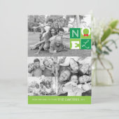 NOEL-feestdag, 5x7 flat-card Feestdagenkaart (Staand voorkant)