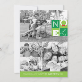 NOEL-feestdag, 5x7 flat-card Feestdagenkaart