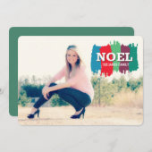 noel feestdagenkaart (Voorkant / Achterkant)