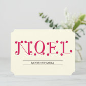 NOEL FEESTDAGENKAART (Staand voorkant)