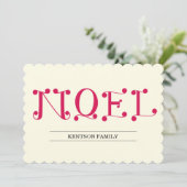 NOEL FEESTDAGENKAART (Staand voorkant)