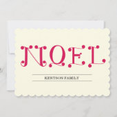 NOEL FEESTDAGENKAART (Voorkant)