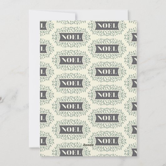 NOEL FEESTDAGENKAART (Achterkant)