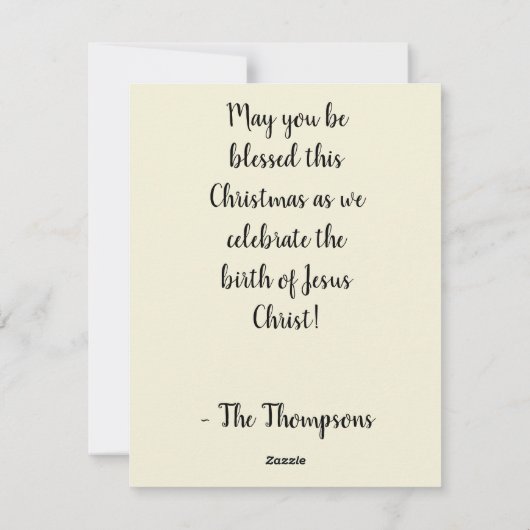 Noel Feestdagenkaart (Achterkant)