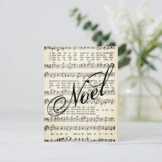 Noel Feestdagenkaart (Staand voorkant)