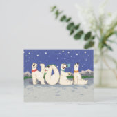 Noel Feestdagenkaart (Staand voorkant)