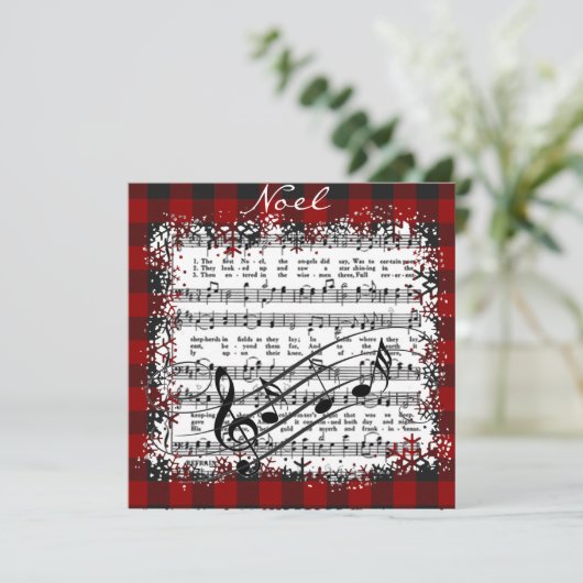 Noel Feestdagenkaart (Staand voorkant)