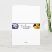 Noel-fotokaart Feestdagen Kaart (Achterkant)