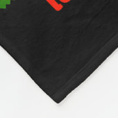 Noel Fun Gamer - Press Start For Christmas Fleece Deken (Hoek)