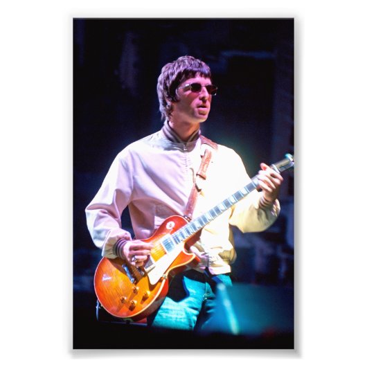 Noel Gallagher Oasis Reading Rock Festival Foto Afdruk (Voorkant)