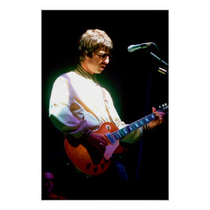 Noel Gallagher Oasis Reading Rock Festival Perfect Poster