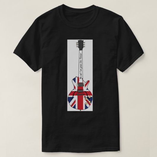 Noel Gallagher Union Jack Sheraton Live Forever Gr T-shirt (Design voorkant)