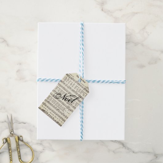 Noel Gift Label Cadeaulabel (Met Touw)