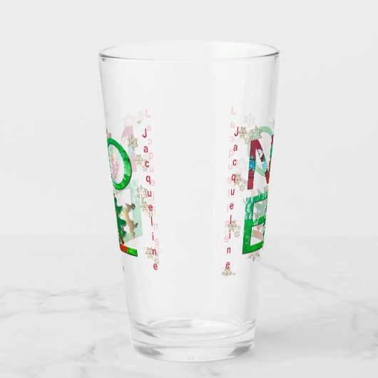 Noel Glass Cup Glas (Links)