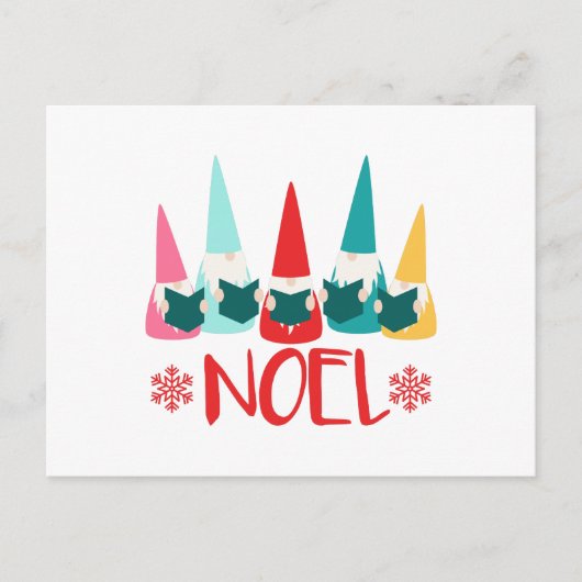 Noel Gnomes Briefkaart (Voorkant)