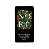 NOEL Green Berries Retouradres Etiket (Voorkant)