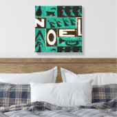 Noel Green Canvas Afdruk (Insitu (Slaapkamer))