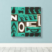 Noel Green Canvas Afdruk (Insitu (Houten vloer))